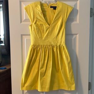 French Connection Yellow Dress